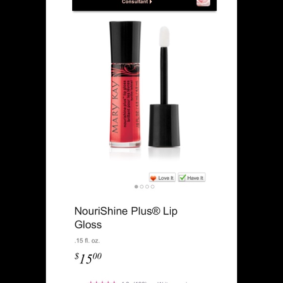 Set of two (2) Mary Kay Rock 'N' Red Lip Gloss - Picture 2 of 3